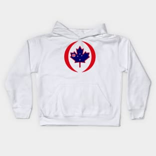 New Zealander Canadian Multinational Patriot Flag Series Kids Hoodie